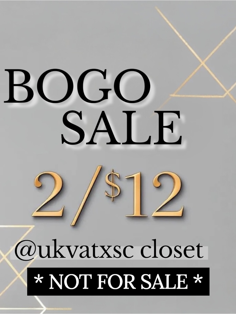 ⚡️2 /$12 BOGO!⚡️